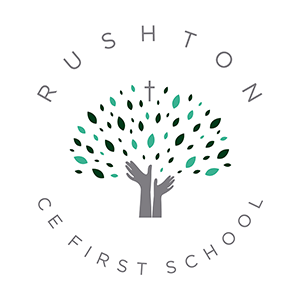 Rushton CofE First School logo